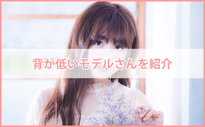 背が低いモデルさんを紹介